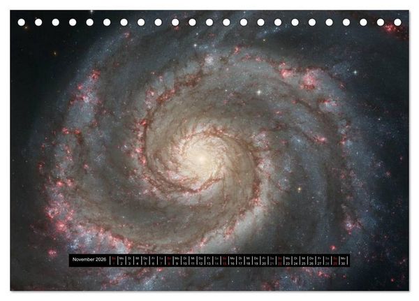 Produktbild: Planetarischer Nebel (Tischkalender 2026 DIN A5 quer), CALVENDO Monatskalender