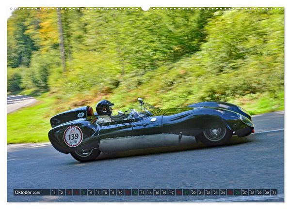 Produktbild: Adel verpflichtet - Englische Oldtimer am Berg (Wandkalender 2025 DIN A2 quer), CALVENDO Monatskalender