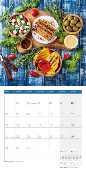 Produktbild: Food Kalender 2027 - 30x30 - Art12