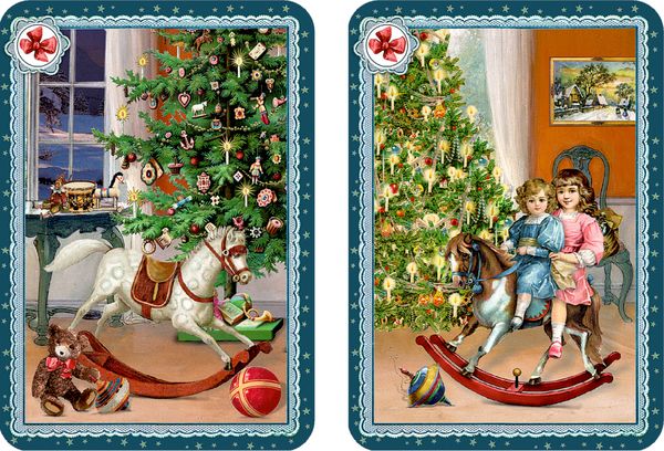 Produktbild: Coppenrath Verlag - Schwarzer Peter - Nostalg.Kartenspiel, Adventsschachtelspiel