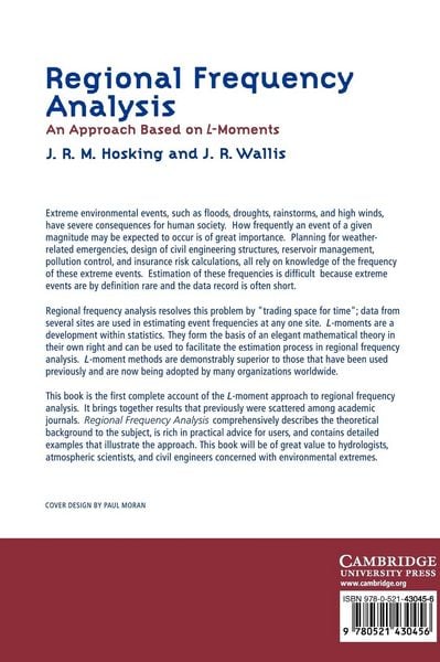 Produktbild: Regional Frequency Analysis