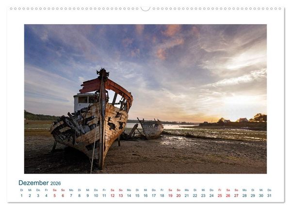 Produktbild: Faszination Schiffsfriedhof (hochwertiger Premium Wandkalender 2026 DIN A2 quer), Kunstdruck in Hochglanz