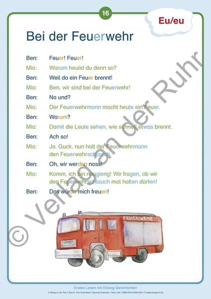 Produktbild: Erstes Lesen mit Dialog-Geschichten