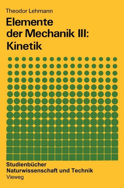 Produktbild: Elemente der Mechanik III: Kinetik