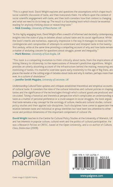 Produktbild: Understanding Cultural Taste