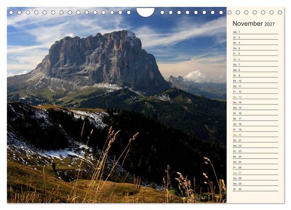 Produktbild: Weltnaturerbe DOLOMITEN (Wandkalender 2027 DIN A4 quer), CALVENDO Monatskalender