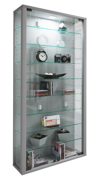 Produktbild: Holz Glas Stand Vitrine Sammelvitrine Lumo Maxi