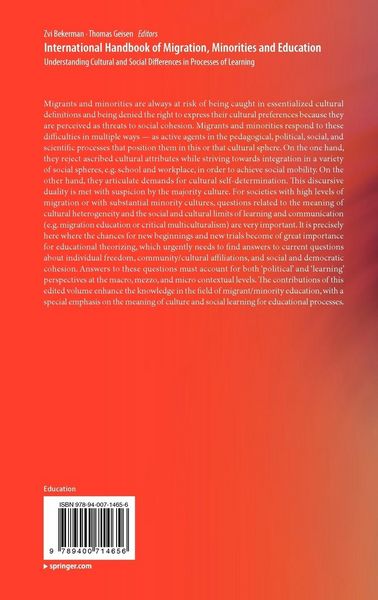 Produktbild: International Handbook of Migration, Minorities and Education