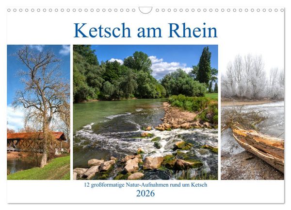 Produktbild: Ketsch am Rhein (Wandkalender 2026 DIN A3 quer), CALVENDO Monatskalender