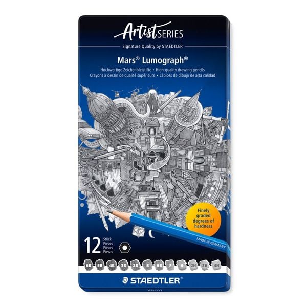Produktbild: STAEDTLER Zeichenbleistift Mars Lumograph 12er Set