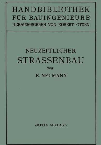 Produktbild: Der neuzeitliche Stra&szlig;enbau