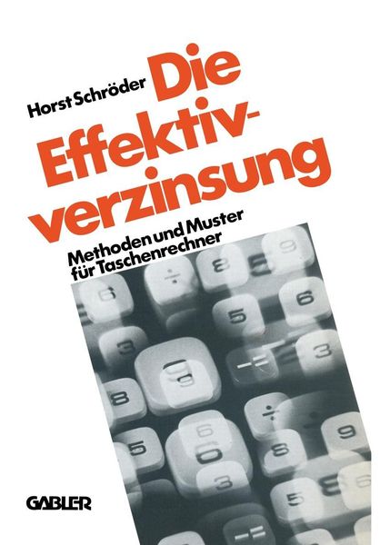 Produktbild: Die Effektivverzinsung