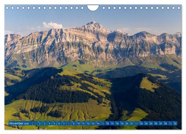 Produktbild: Luftaufnahmen der Schweiz (Wandkalender 2026 DIN A4 quer), CALVENDO Monatskalender