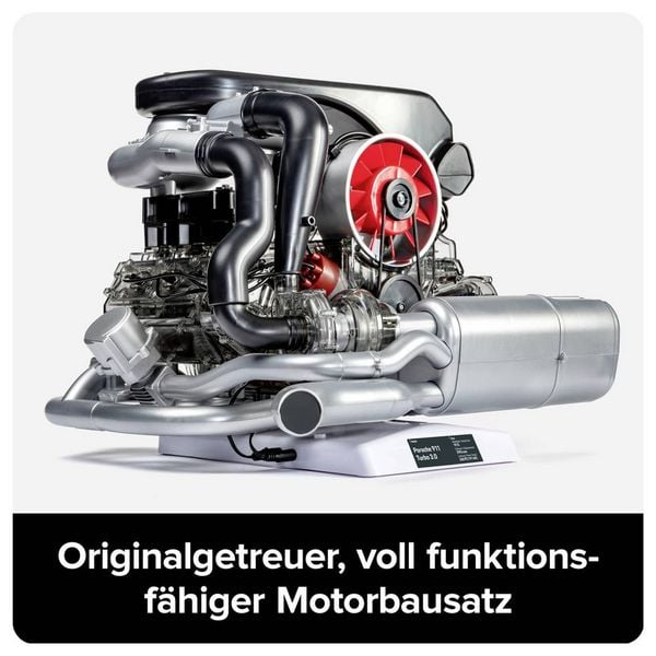 Produktbild: FRANZIS 67250 - Porsche 911 Turbomotor, originalgetreuer Motorbausatz im Ma&szlig;stab 1:3, inkl. Soundmodul, Anleitung und 90-seitigem Begleitbuch