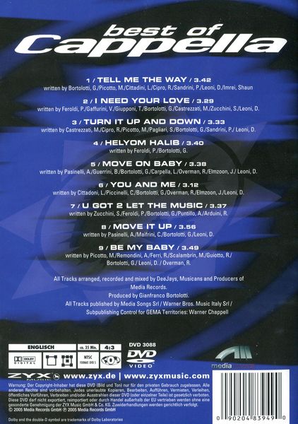 Produktbild: Cappella - Best Of