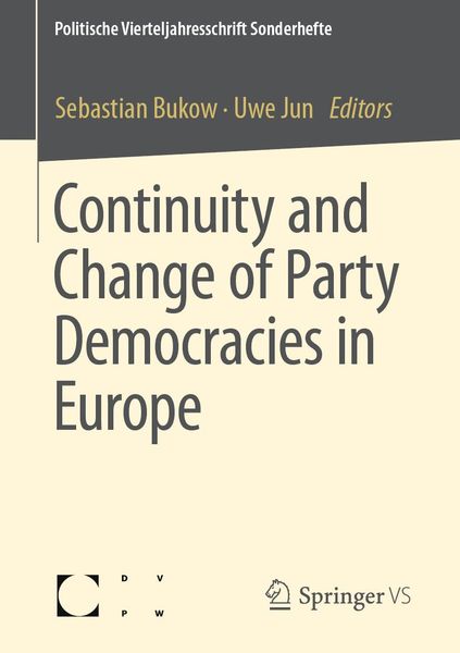 Produktbild: Continuity and Change of Party Democracies in Europe