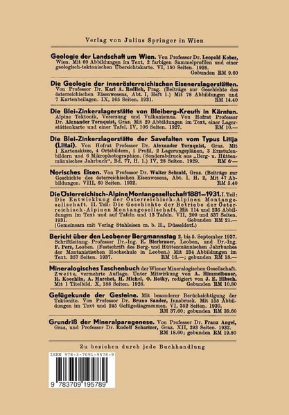Produktbild: Der Geologische Aufbau &Ouml;sterreichs