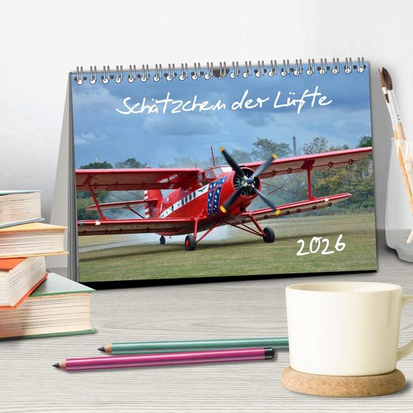 Produktbild: Sch&auml;tzchen der L&uuml;fte (Tischkalender 2026 DIN A5 quer), CALVENDO Monatskalender