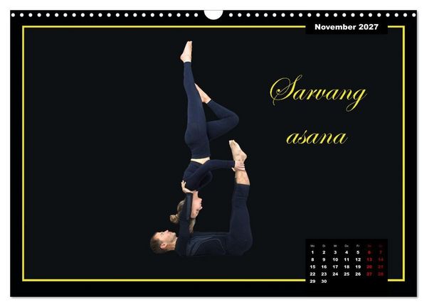 Produktbild: Yoga - Asana (Wandkalender 2027 DIN A3 quer), CALVENDO Monatskalender