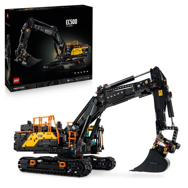 LEGO Technic 42215 Volvo EC500 Hybrid-Bagger, Spielzeug Modellauto