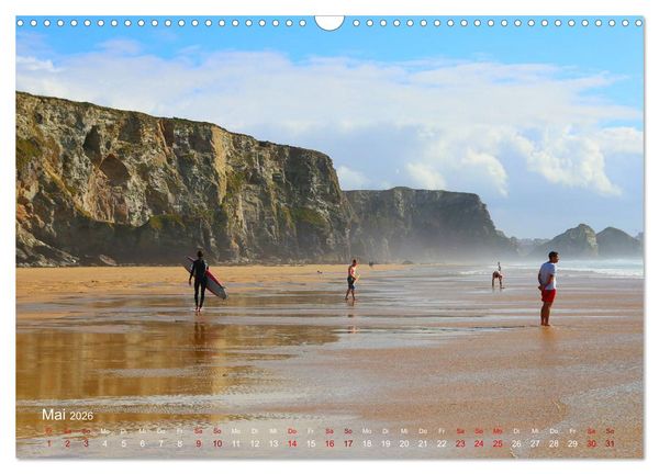 Produktbild: Surfen - die perfekte Welle (Wandkalender 2026 DIN A3 quer), CALVENDO Monatskalender