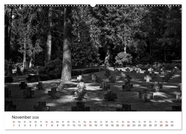 Produktbild: Wachgek&uuml;sst - Vom Zauber der Vergangenheit - S&uuml;dwestkirchhof Stahnsdorf (Wandkalender 2026 DIN A2 quer), CALVENDO Monatskalender