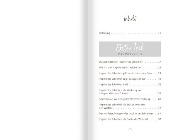 Produktbild: Inspiriertes Schreiben. Selbsterkenntnis, inneres Wachstum und harmonische (Neu-)Orientierung