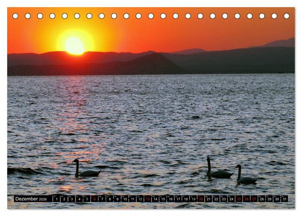 Produktbild: Romantisches Fernweh - Gardasee (Tischkalender 2026 DIN A5 quer), CALVENDO Monatskalender