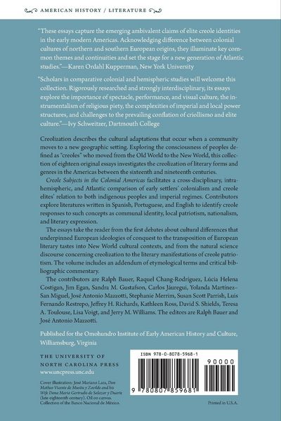 Produktbild: Creole Subjects in the Colonial Americas
