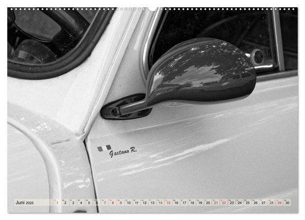 Produktbild: il Cinquecento - Details im Fokus - im Look eines legend&auml;ren Analogfilms (hochwertiger Premium Wandkalender 2025 DIN A2 quer), Kunstdruck in Hochglanz