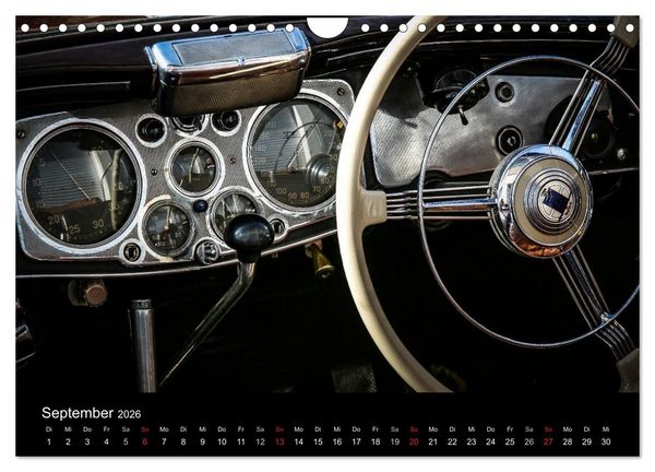 Produktbild: Oldtimer inside (Wandkalender 2026 DIN A4 quer), CALVENDO Monatskalender