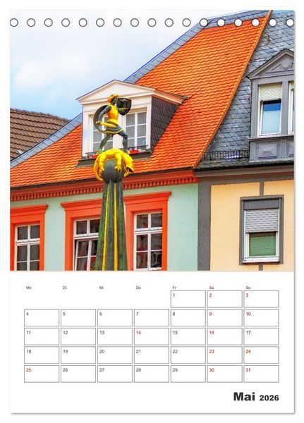 Produktbild: Stadt Speyer - Reiseplaner (Tischkalender 2026 DIN A5 hoch), CALVENDO Monatskalender