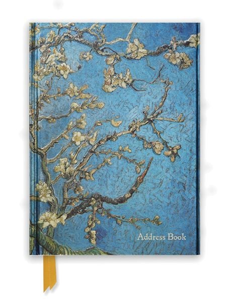 Adressbuch DIN A5: Vincent van Gogh, Mandelbaum in Blüte