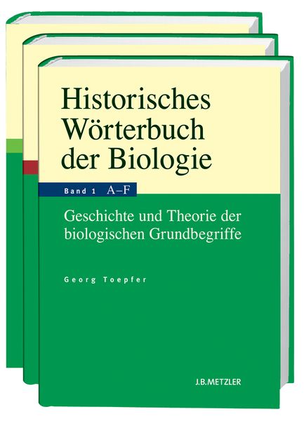 Produktbild: Historisches W&ouml;rterbuch der Biologie