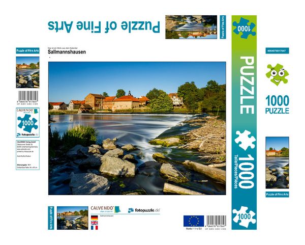 Produktbild: CALVENDO Puzzle Sallmannshausen | 1000 Teile Lege-Gr&ouml;&szlig;e 64x48cm Foto-Puzzle f&uuml;r gl&uuml;ckliche Stunden