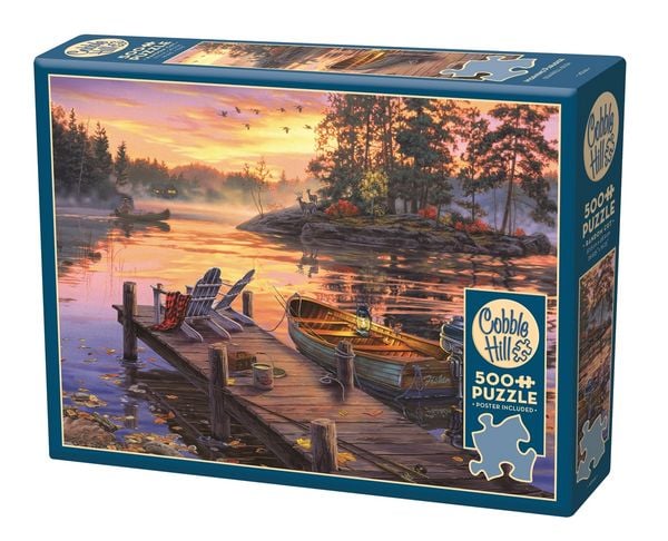 Produktbild: COBBLE HILL PUZZLES - Morgenparadies 500 Teile