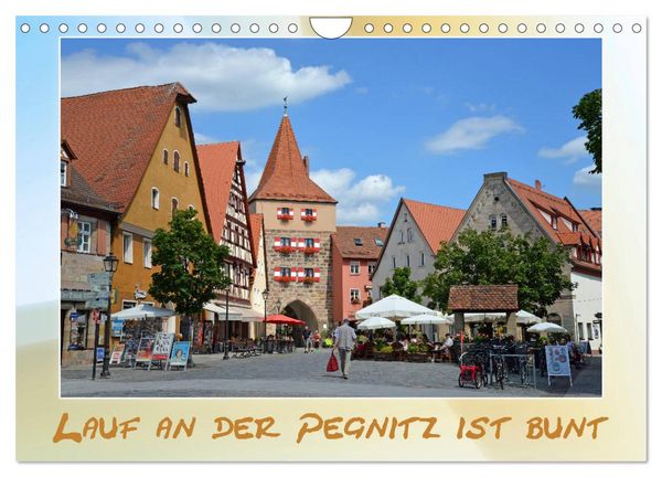 Produktbild: Lauf an der Pegnitz ist bunt (Wandkalender 2026 DIN A4 quer), CALVENDO Monatskalender