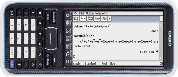 Produktbild: Casio FX-CP400 Grafikrechner Schwarz Display (Stellen): 25 batteriebetrieben (B x H x T) 89 x 21.1 x 206 mm
