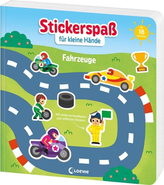 Stickerspaß für kleine Hände - Fahrzeuge