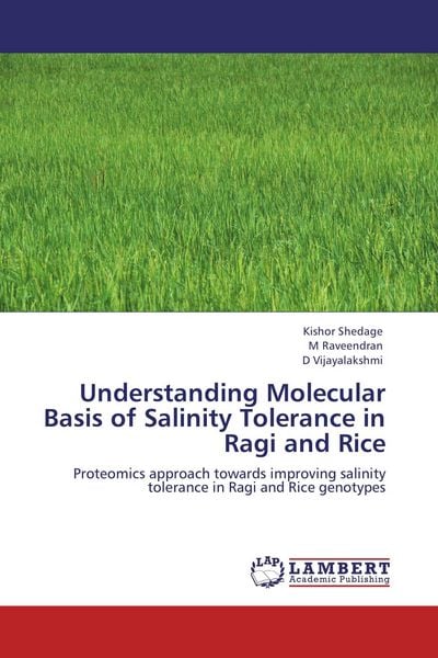 Produktbild: Understanding Molecular Basis of Salinity Tolerance in Ragi and Rice