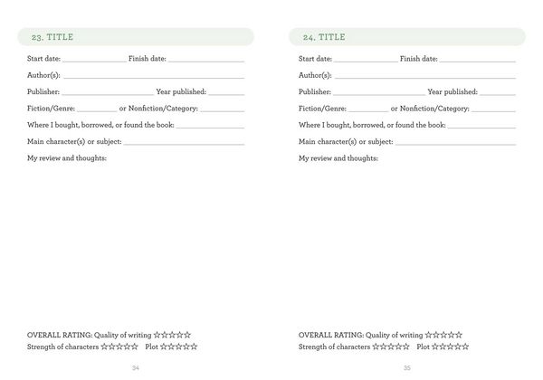 Produktbild: My Book Journal