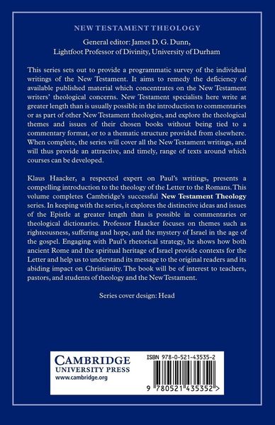 Produktbild: The Theology of Paul's Letter to the Romans