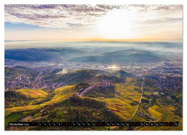 Produktbild: Ein Jahr STUTTGART (hochwertiger Premium Wandkalender 2026 DIN A2 quer), Kunstdruck in Hochglanz