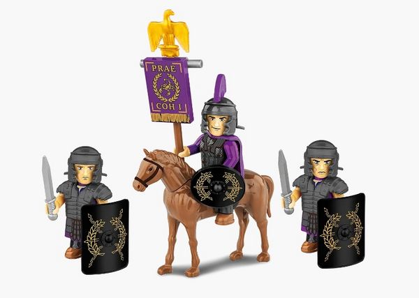 Produktbild: COBI Imperium Romanum 20072 - Praetorian Guard, 4 Spielfiguren, Bausatz 47 Klemmbausteine