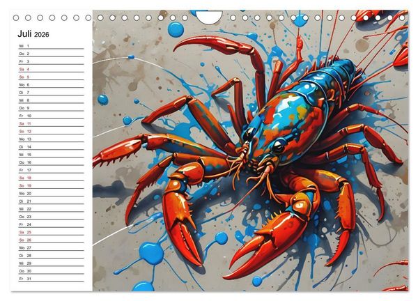 Produktbild: Street Art Sternzeichen (Wandkalender 2026 DIN A4 quer), CALVENDO Monatskalender