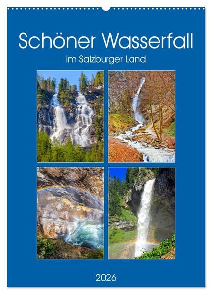 Produktbild: Sch&ouml;ner Wasserfall (Wandkalender 2026 DIN A2 hoch), CALVENDO Monatskalender