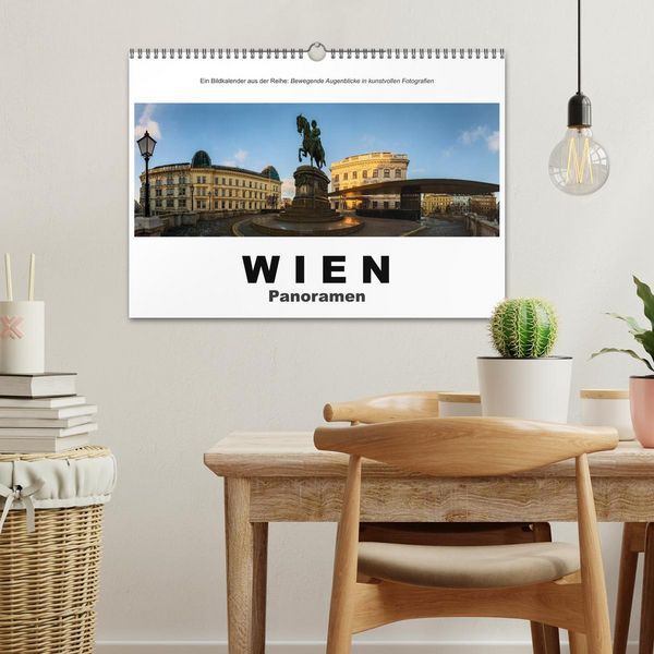 Produktbild: Wien Panoramen (Wandkalender 2026 DIN A3 quer), CALVENDO Monatskalender
