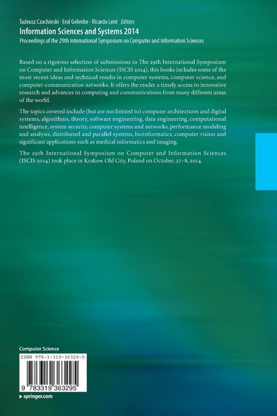 Produktbild: Information Sciences and Systems 2014