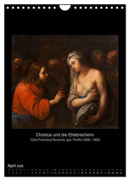 Produktbild: Jesus Christus - Das Leben Christi auf Gem&auml;lden der alten Meister (Wandkalender 2026 DIN A4 hoch), CALVENDO Monatskalender