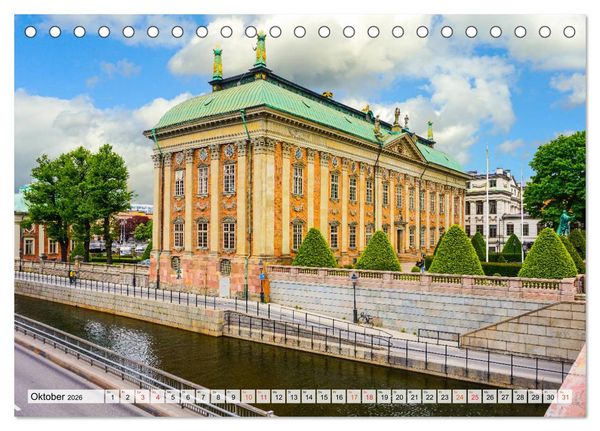 Produktbild: Europa Die Hauptst&auml;dte (Tischkalender 2026 DIN A5 quer), CALVENDO Monatskalender
